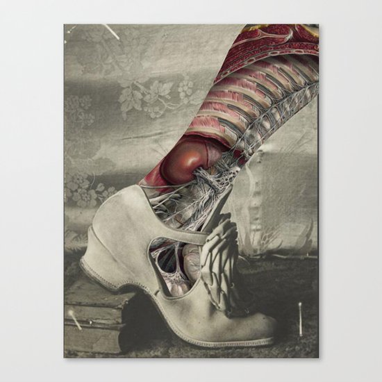 NUMBER 18 (SHOE) Canvas Print