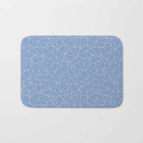 Ab Repeat Hot Pink B Bath Mat