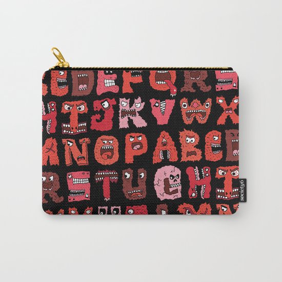Angry Letters Carry-All Pouch