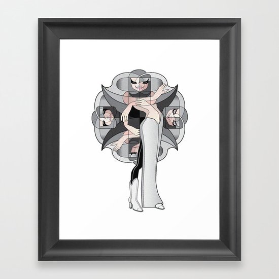 moody Framed Art Print