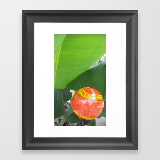 Big Orange Framed Art Print