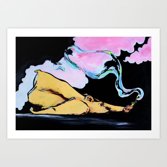 Bubble Bear Art Print