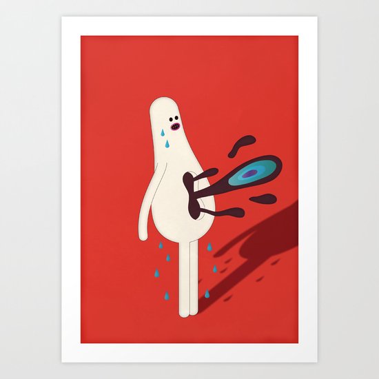s p l a s h ! Art Print
