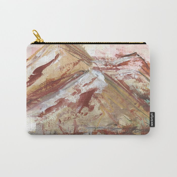 Modern Abstract Mourne Mountain Landscape of Ireland Carry-All Pouch
