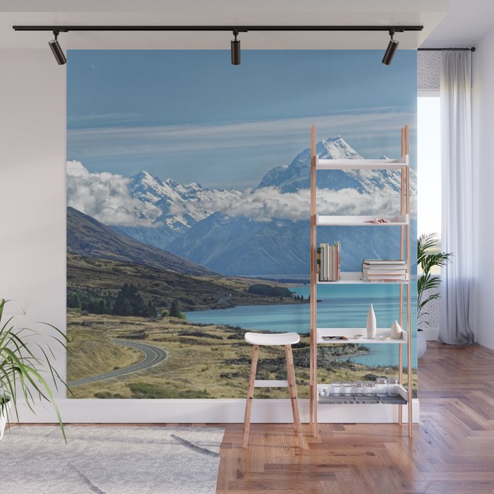 New Zealand Photography - The Tallest Mountain In New Zealand Wall Mural