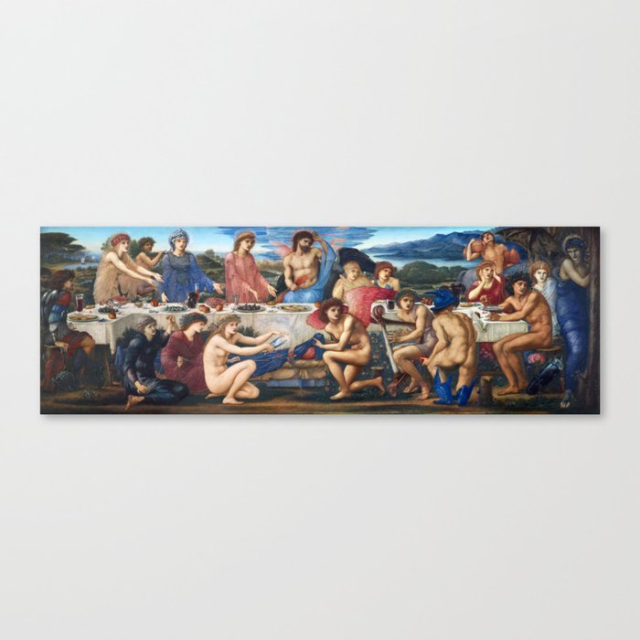The Feast of Peleus  Canvas Print