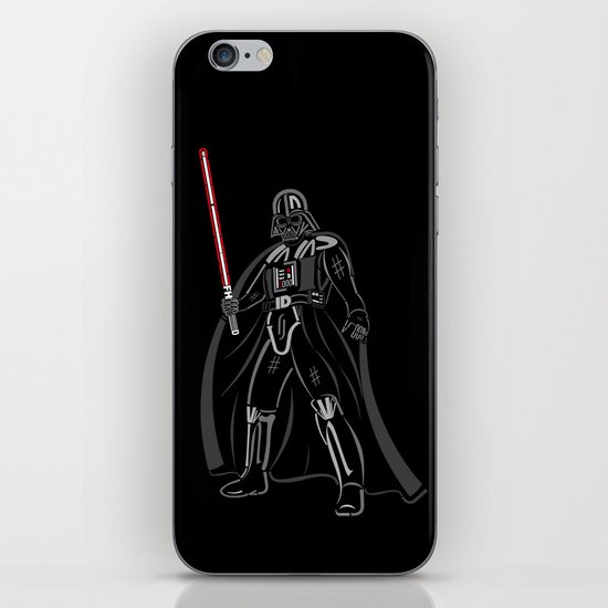 Font vader iPhone & iPod Skin