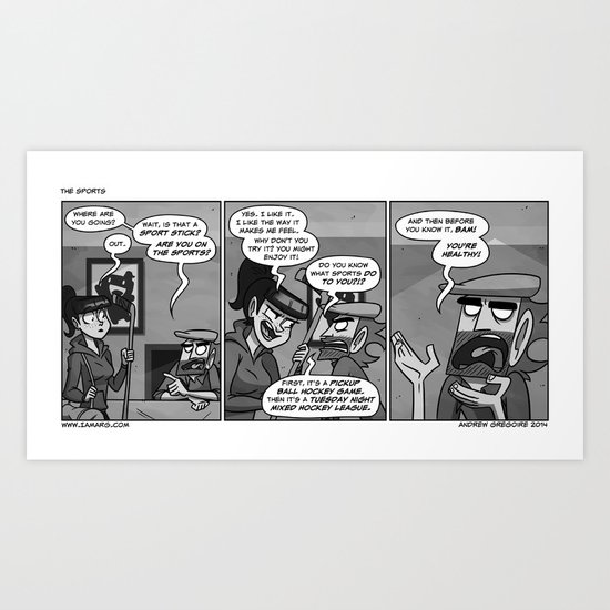 The Sports Art Print