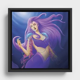 Mermaid Framed Canvas