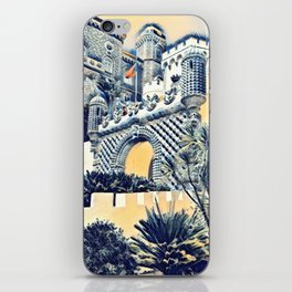 Exotic Palace of Pena garden in japanese style iPhone Skin