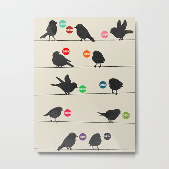 Birdsong_Gosh by Garima & Rachel Metal Print