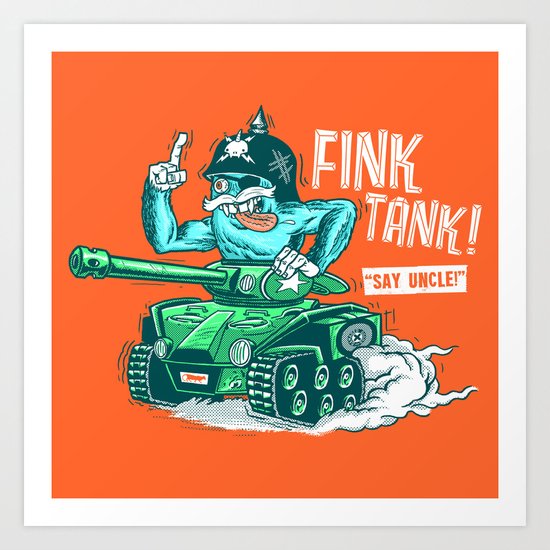 "SAY UNCLE!" Art Print