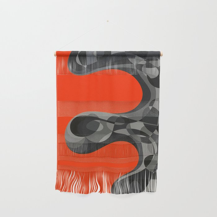 Abstralism - Fluorescent & Gray - P1 Wall Hanging