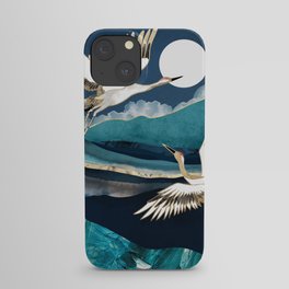 Midnight Cranes iPhone Case