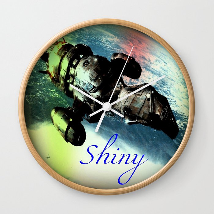 Shiny Firefly Wall Clock