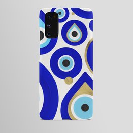 Evil Eye Charms on White Android Case