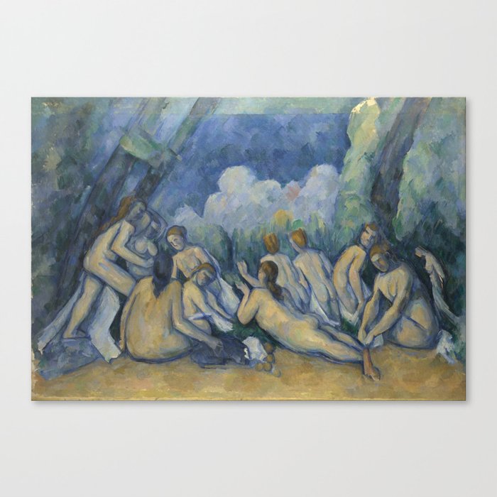 Paul Cézanne - Bathers (Les Grandes Baigneuses) Canvas Print