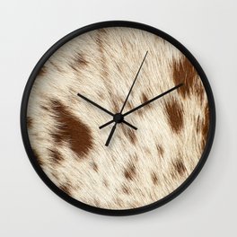 Real Macro Animal Texture Wall Clock