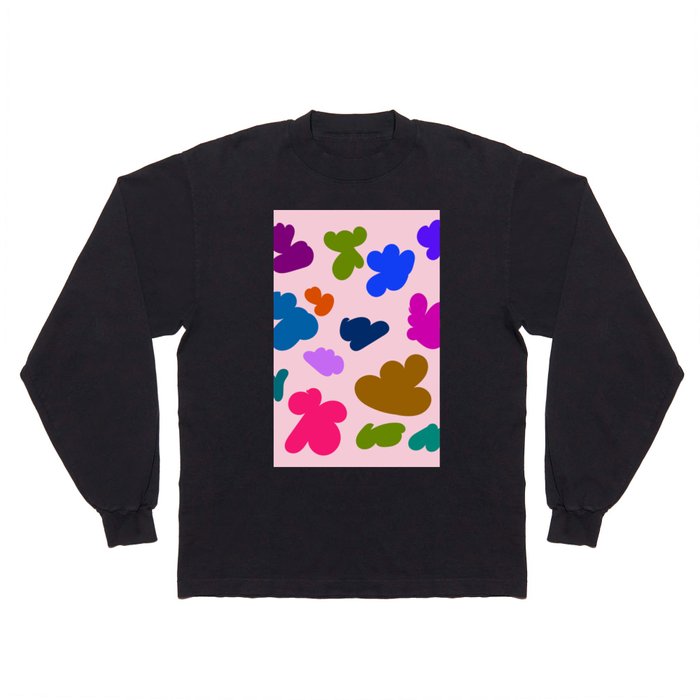 9  Henri Matisse Inspired 220527 Abstract Shapes Organic Valourine Original Long Sleeve T Shirt