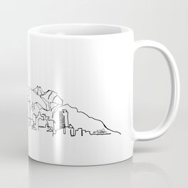 El Paso Skyline Drawing Coffee Mug