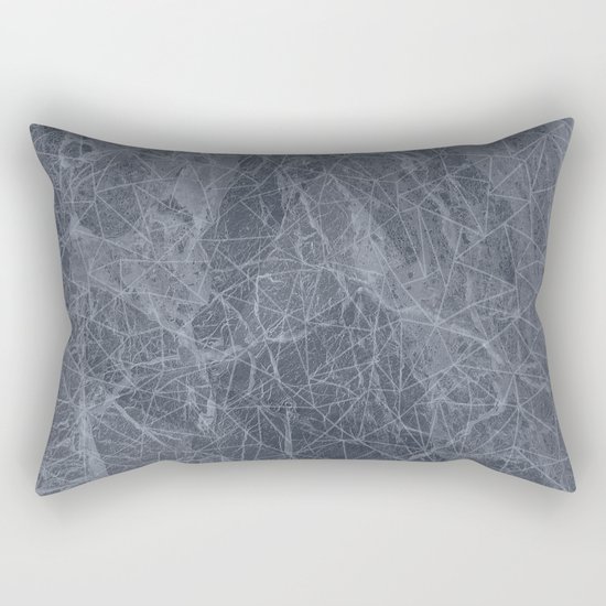 Ab Marb Blue Rectangular Pillow