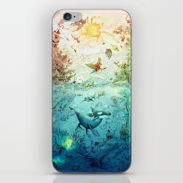 Mr Parrot and Co iPhone Skin by alexandrebergerart | Society6