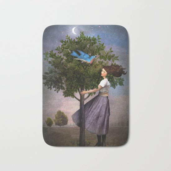 A Bluebird's Song Bath Mat