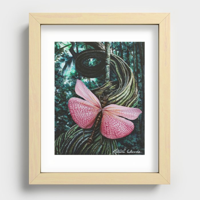 The Jungle Nymph Recessed Framed Print