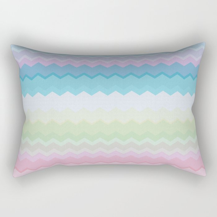 Rainbow pattern Rectangular Pillow