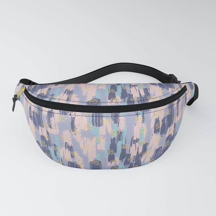 Abstract Brush Pattern Fanny Pack