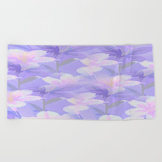 Abundance Of Flowers - Painterly Beach Towel