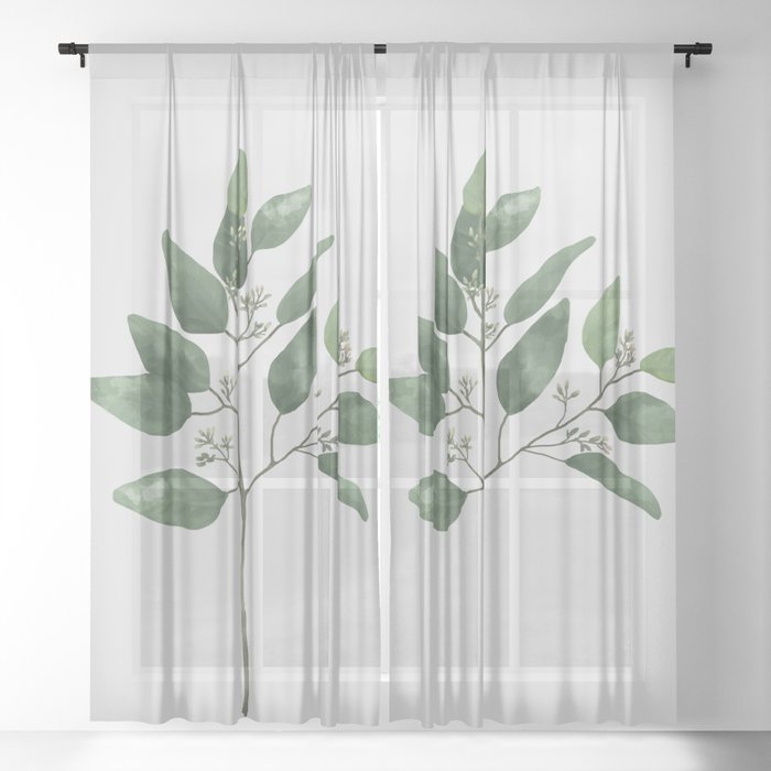Branch 2 Sheer Curtain
