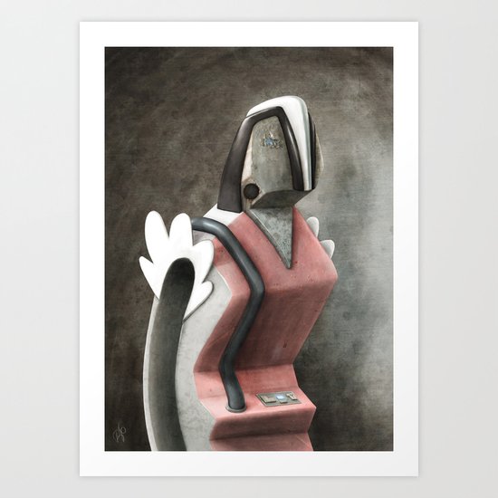 Static Art Print