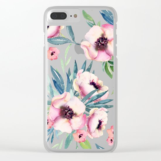 Flowers in Bloom Clear iPhone Case