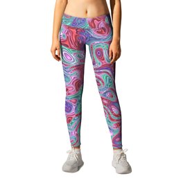 Trippy Colorful Squiggles 2 Leggings
