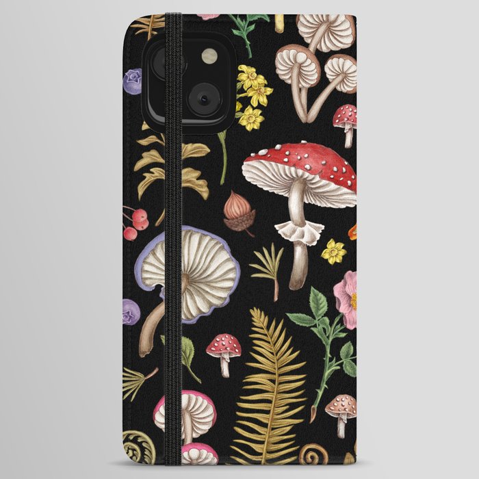 Botanical Mushroom #10 iPhone Wallet Case