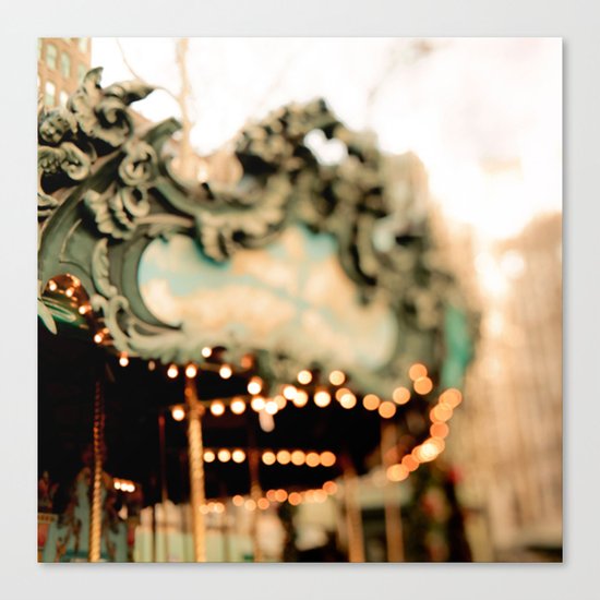 Dreamy Carousel Canvas Print