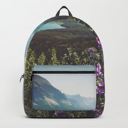 Upper Two Medicine Backpack | Color, Eastglacier, Scenic, Nationalpark, Mountains, Bohemian, Wilderness, Hdr, Wildflowers, Rugged 