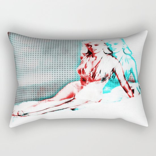 Out of Body Experience #society6 #buyart #vintageart Rectangular Pillow