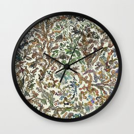 Evolution Poster - Tree of Life - Colour Wall Clock