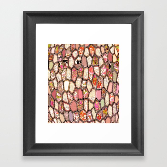 Cells in Pink Framed Art Print
