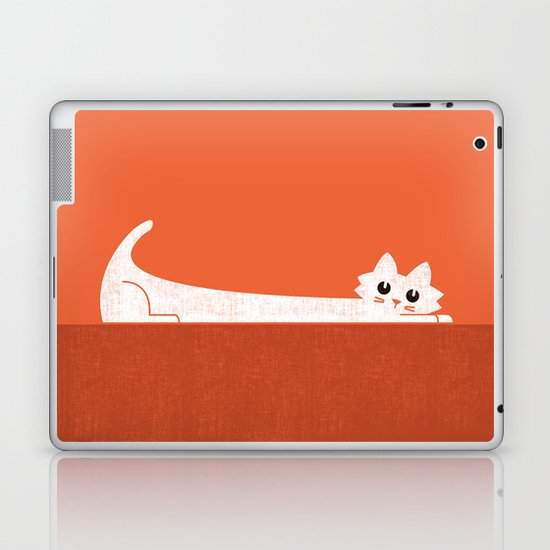 Mark's Superpower: cat Superstretch Laptop & iPad Skin