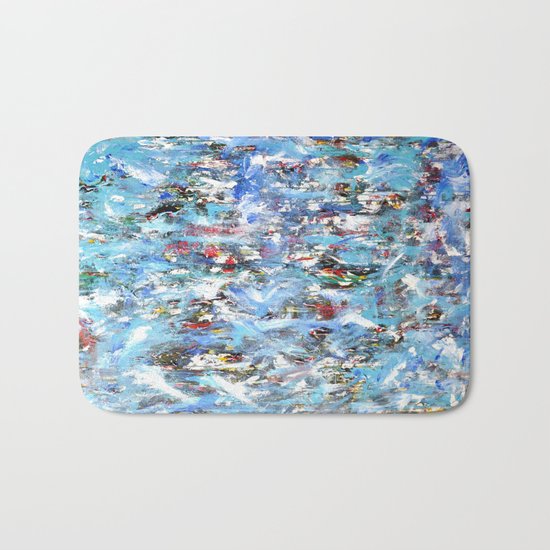 GOOD MORNING BLUE Bath Mat