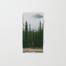 Jasper Fog | Alberta, Canada | Landscape Photography Hand & Bath Towel