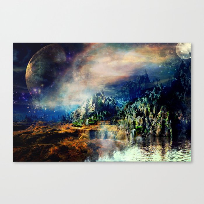 Cosmic Xanadu Canvas Print