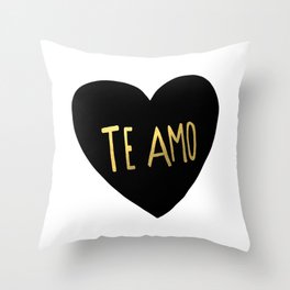 Te Amo Throw Pillow