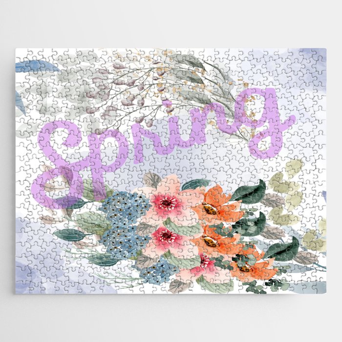 Spring With Flowers Jigsaw Puzzle