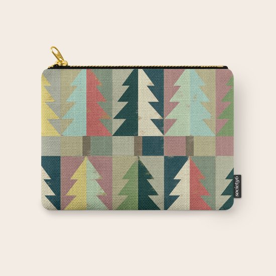 Christmas Trees Carry-All Pouch