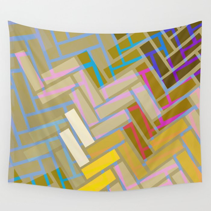 Fill In The Blank Colors Wall Tapestry