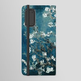 Van Gogh Almond Blossoms : Dark Teal Android Wallet Case
